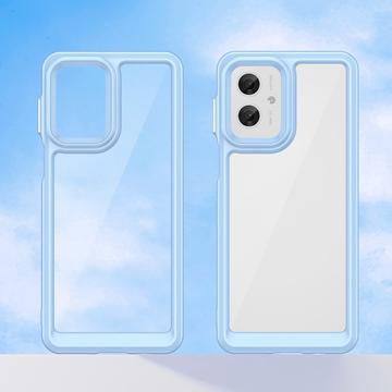 Motorola Moto G55 Anti-Shock Hybrid Cover - Blå