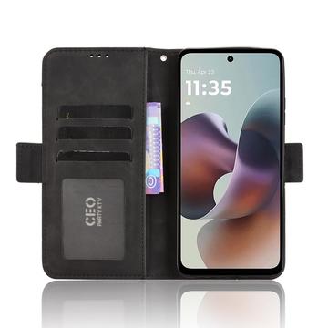 Motorola Moto G56 Kortholder Pung Etui - Sort