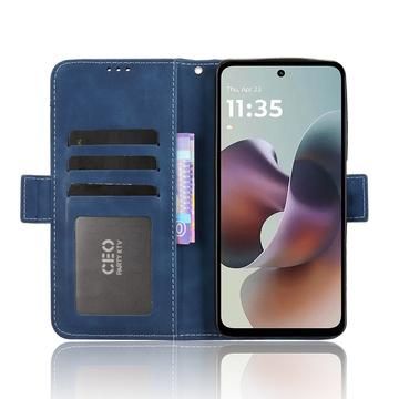 Motorola Moto G56 Kortholder Pung Etui - Blå
