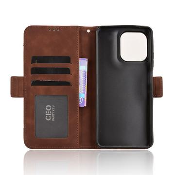 Motorola Moto G56 Kortholder Pung Etui - Brun