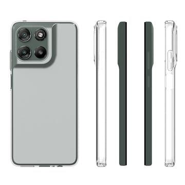 Motorola Moto G67 Power Skridsikkert TPU Cover - Gennemsigtig