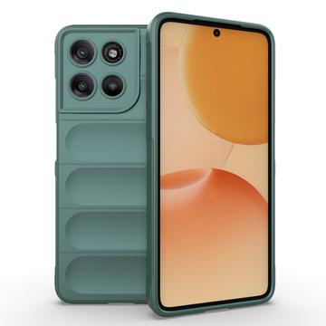 Motorola Moto G67 Power Rugged TPU Cover - Grøn