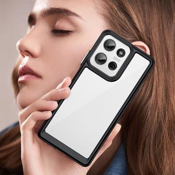 Motorola Moto G75 Anti-Shock Hybrid Cover - Sort