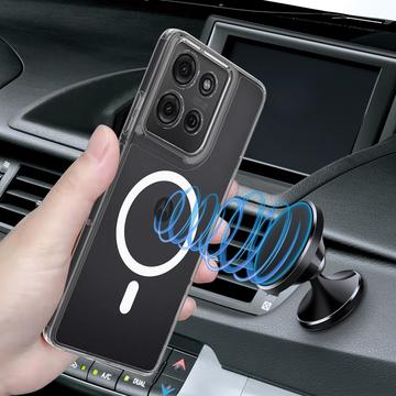 Motorola Moto G75 Hybrid Cover - MagSafe Kompatibel - Gennemsigtig
