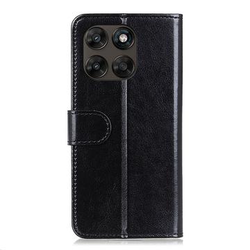 Motorola Moto G77/G67 Pung Etui med Stativ - sort