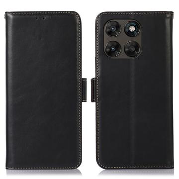 Motorola Moto G77/G67 Pung læder cover med RFID - sort