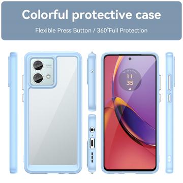 Motorola Moto G84 Anti-Shock Hybrid Cover - Blå