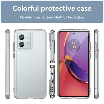 Motorola Moto G84 Anti-Shock Hybrid Cover - Gennemsigtig