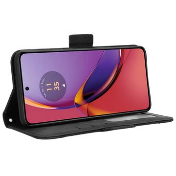 Motorola Moto G84 Pung Cover med Kortholder - Sort