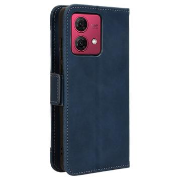 Motorola Moto G84 Pung Cover med Kortholder - Blå
