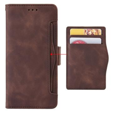 Motorola Moto G84 Pung Cover med Kortholder - Brun