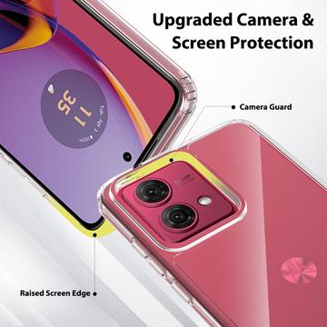 Motorola Moto G84 Ridsefast Hybrid Cover - Gennemsigtig