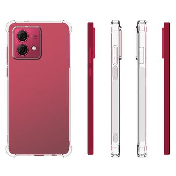 Motorola Moto G84 Stødsikkert TPU Cover - Gennemsigtig