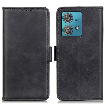Motorola Moto G84 Pung Cover med Magnetisk Lukning - Sort