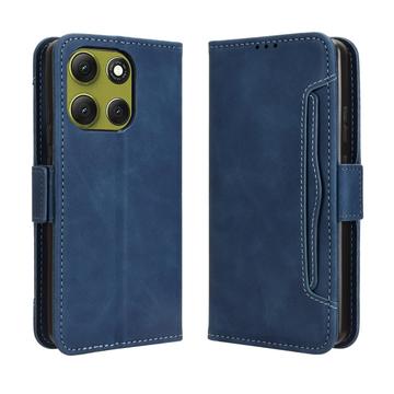 Motorola Moto G86 Kortholder Pung Etui - Blå
