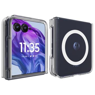 Motorola Razr 50 Ultra Hybrid Cover - MagSafe Kompatibel - Gennemsigtig