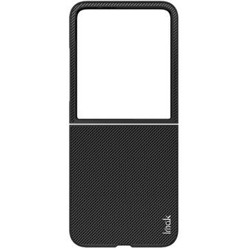 Motorola Razr 50 Ultra/Razr 70+ Imak Ruiyi Hybrid Cover - Karbonfiber - Sort