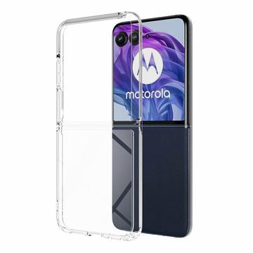 Motorola Razr 60 Ultra/70 Ultra Ridsefast Hybrid Cover - Gennemsigtig