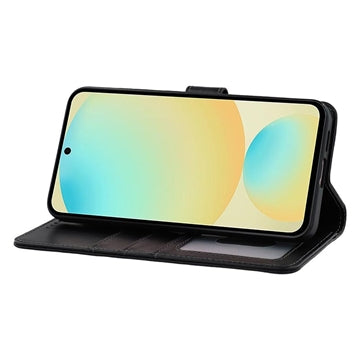 Samsung Galaxy S24 FE MyTPhone CardMate MagSafe Læder Pung Cover med Kortholder, Stativ, 2x Skærmbeskyttelse - sort
