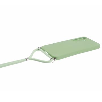 Samsung Galaxy A55 Halskæde-serie TPU-cover - Menta Grøn