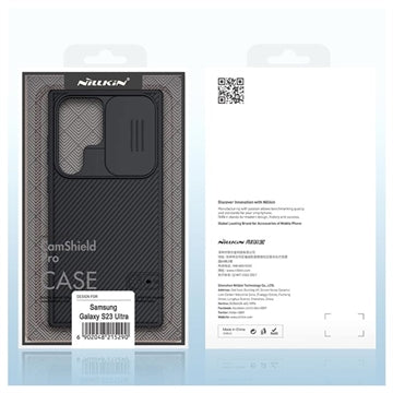 Nillkin CamShield Pro Samsung Galaxy S23 Ultra 5G Hybrid Cover - Sort