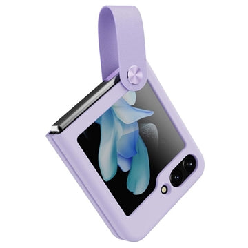 Samsung Galaxy Z Flip5 Nillkin Flex Flip Liquid Silikone Cover - Lilla
