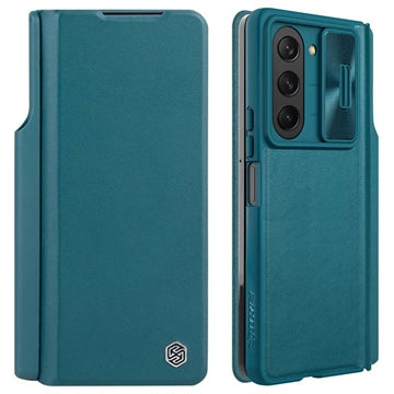 Samsung Galaxy Z Fold5 Nillkin Qin Pro Flip Cover - Grøn