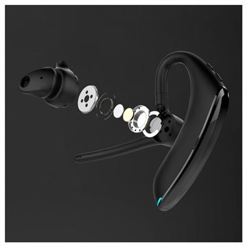 Noise Canceling In-Ear Mono Bluetooth Headset F910 - Sort