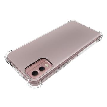 Nokia C32 Stødsikkert TPU Cover - Gennemsigtig