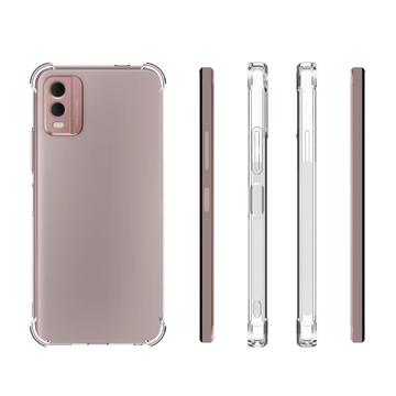 Nokia C32 Stødsikkert TPU Cover - Gennemsigtig