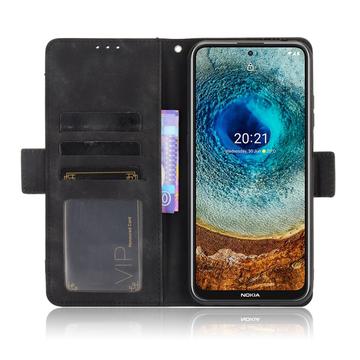 Nokia X10/X20 Pung Cover med Kortholder - Sort