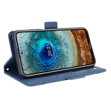 Nokia X10/X20 Pung Cover med Kortholder - Blå