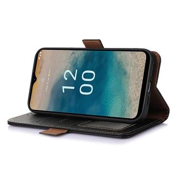 Nokia XR21 Læderpung med RFID - Sort