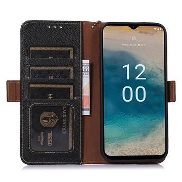 Nokia XR21 Læderpung med RFID - Sort