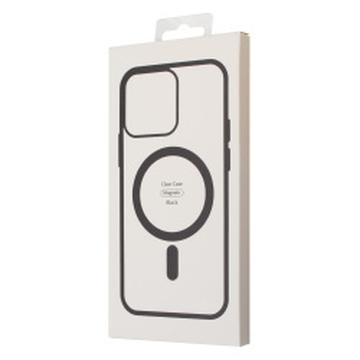 iPhone 15 Pro Okkes MagSafe Hybrid Cover - Sort