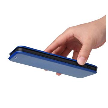 OnePlus 10T/Ace Pro Flip Cover - Kulfiber - Blå
