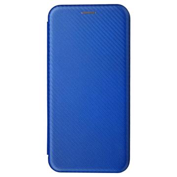 OnePlus 10T/Ace Pro Flip Cover - Kulfiber - Blå