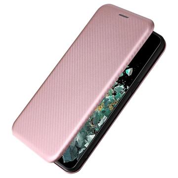 OnePlus 10T/Ace Pro Flip Cover - Karbonfiber - Rødguld