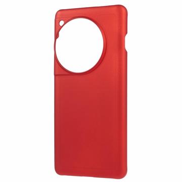 OnePlus 12 Gummibelagt Plastik Cover - Rød