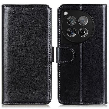 OnePlus 12 Pung Taske med Magnetisk Lukning - Sort