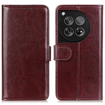 OnePlus 12 Pung Taske med Magnetisk Lukning - Brun