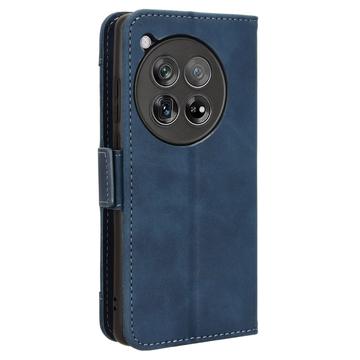 OnePlus 12R/Ace 3 Pung Cover med Kortholder - Blå