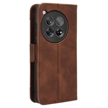 OnePlus 12R/Ace 3 Pung Cover med Kortholder - Brun