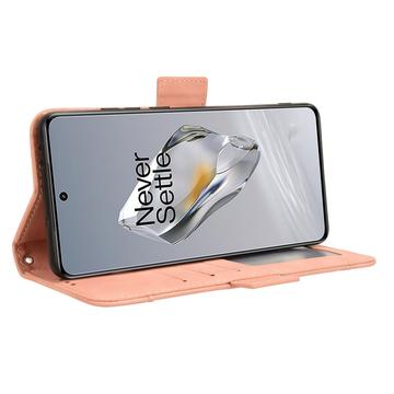 OnePlus 12R/Ace 3 Pung Cover med Kortholder - Pink