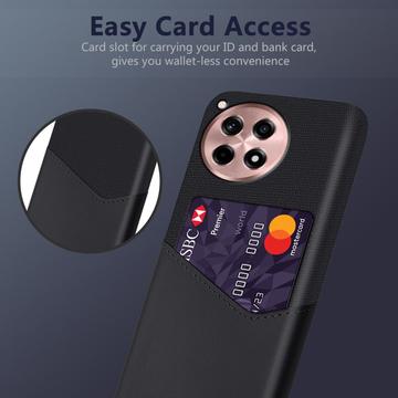 OnePlus 12R/Ace 3 KSQ Cover med Kortholder - Sort