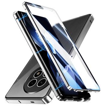 OnePlus 13 Magnetisk Cover med Hærdet Glas - Sølv