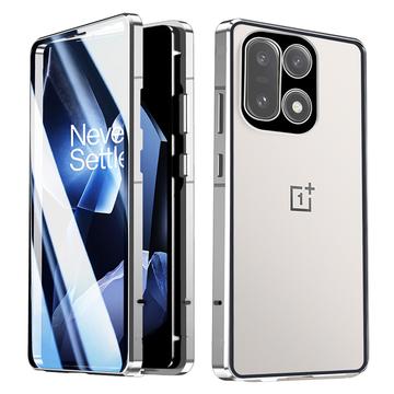 OnePlus 15 Magnetisk Cover med Hærdet Glas - Sølv