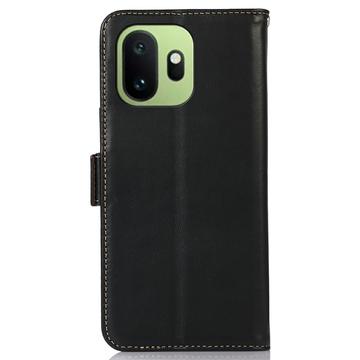 OnePlus 15T Pung læder cover med RFID - sort