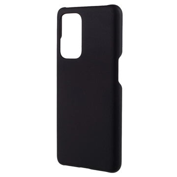 OnePlus 9 Gummibelagt Plastik Cover - Sort