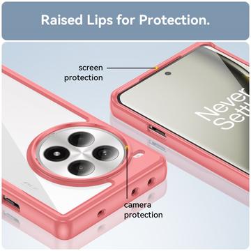 OnePlus Ace 3 Pro Anti-Shock Hybrid Cover - Rød